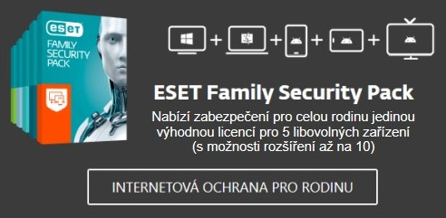 Dárek USB 16GB k antiviru ESET Family Security Pack