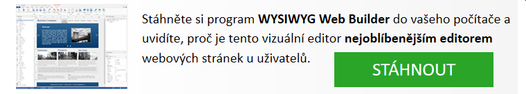 WYSIWYG Web Builder - produkt ke stažení